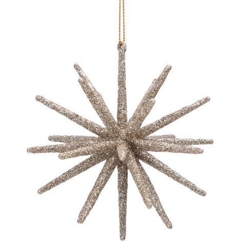 Étoiles de noël à paillettes, 5 pièces, ornements d'arbre suspendus, belles décorations 3D de vacances, décor de fête (1/5)