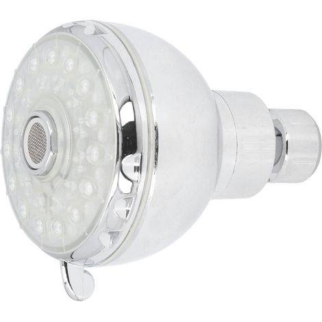 Pommeau douche LED 7 couleurs G1/2 externe salle bain (1/5)