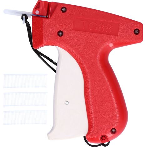 Pistolet à étiqueter manuel avec kit d'attache - Étiqueteuse pour vêtements, accessoire DIY pour étiquetage de prix (1/5)