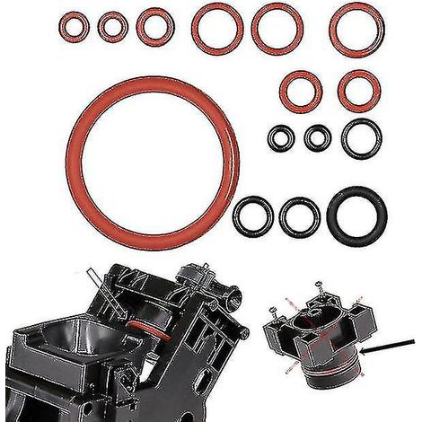 Lot de 15 joints toriques en silicone compatibles avec les machines à café automatiques Saeco et Gaggia. Joint torique d'étanchéité pour le raccordement des buses. (1/4)