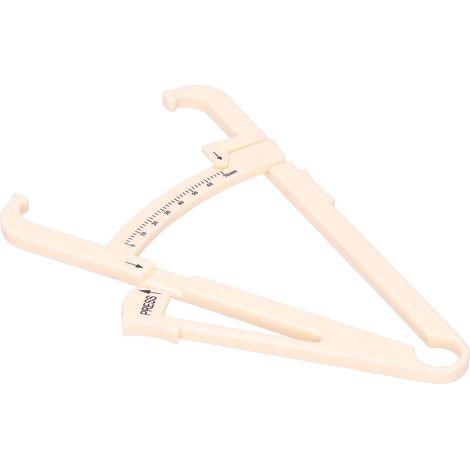 Pince à plis cutanés mesureur de graisse corporelle manuel, instrument portable d'évaluation de l'adiposité, outil de test de masse grasse pour suivi fitness. (1/5)
