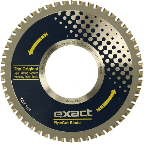 Exact Lama di taglio TCT 165 mm 52 denti in carburo