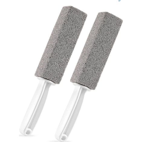 Pierre Ponce - Brosse De Nettoyage Pour WC - Élimine Calcaire Et Rouille - Pour Céramique Et Porcelaine - Lot De 2