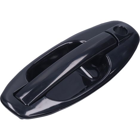 Türgriff vorne links, Teilenummer 8265026000, für Hyundai Santa Fe Base 2002-2005, Außenteil Fahrerseite, schwarzer Chromgriff, direkter Ersatz, Autozubehör. (1/5)