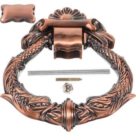 Türklopfer aus Zinklegierung antikrot Metalltürklopfer für (1/5)