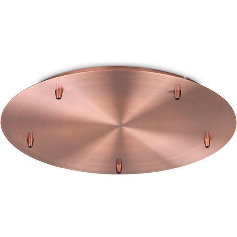 Rosone Standard All In Metallo Rame 5 Luci