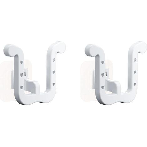 Lot de 6 supports pour chaussures Organisateur de pantoufles À suspendre au mur Sans perçage Auto adhésif