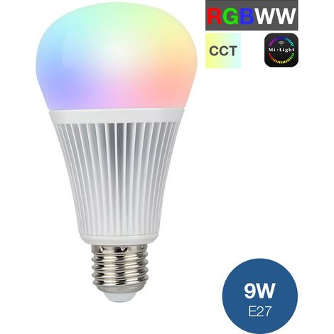 Ampoule LED MiLight RGB+CCT E27 9W