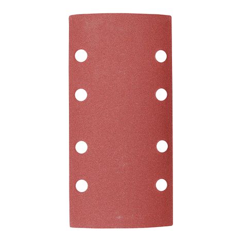 TIMCO 1/3 Sanding Sheets 180 Grit Red Punched - 93 x 185mm