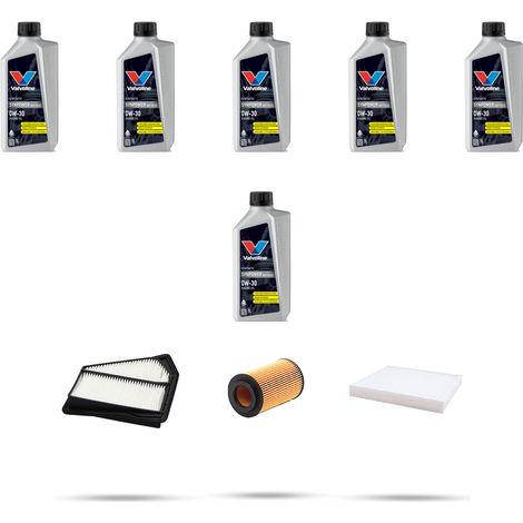 Kit tagliando 3 FILTRI e 6L OLIO compatibile con Honda CR-V III 2.2 110kw dal 2009 (1/5)