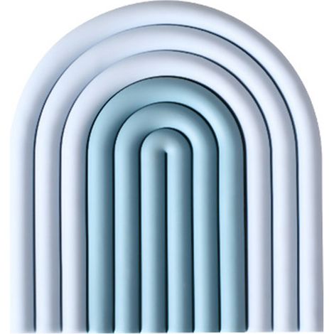 Set de table antidérapant épais, dessous de plat isolant pour bol assiette cuisine restaurant, bleu dégradé (1/2)