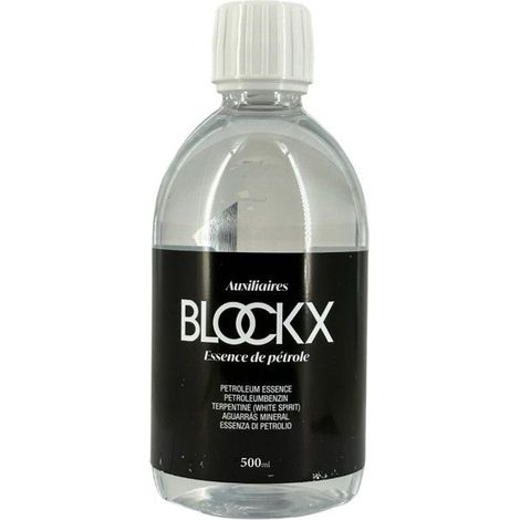 Diluant - BLOCKX - Essence de térébenthine - Flacon en verre - 100% pur - Pour peinture à l'huile