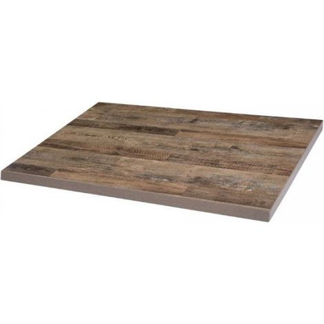 Plateau de table rectangulaire (L)1100 x (P)700 mm, finition urbain foncé