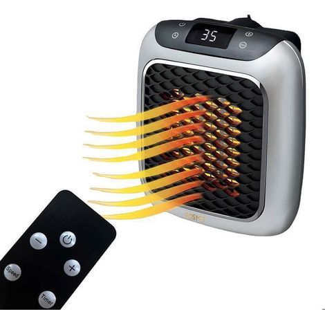 Radiateur soufflant céramique 800W – LED, anti-surchauffe – Rapide, silencieux – Bureau (1/5)