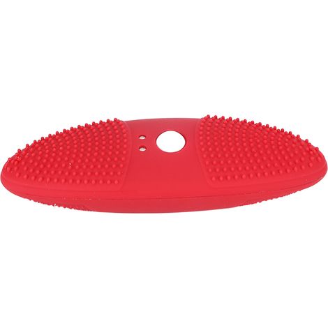 Nettoyeur ultrasonique à 3 niveaux, chargement USB, vibrations haute fréquence, double ondes, machine à laver les légumes par ultrasons, rouge (1/5)