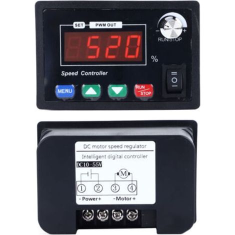 40A DC Motor Speed Controller, Digital Display, Reversible (CW/CCW), 10-55V DC (1/5)