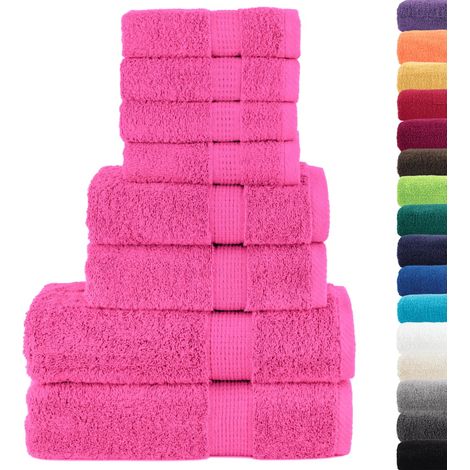 Ensemble de serviettes de qualité supérieure SOLUND 8 pcs rose (1/5)