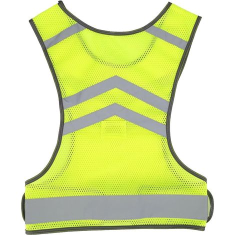 Reflective safety vest, sports vest, high-visibility vest, reflective vest, safety vest, for men and women outdoors (1/5)