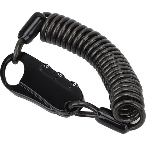 Câble de sécurité en alliage de zinc noir pour vélo avec serrure à code en forme de U, accessoire cycliste (1/5)