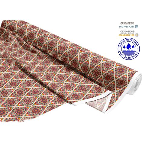 Outdoor Dekostoffe Oxford - Motiv orientalisches Rautenmuster I DR269 (1/5)