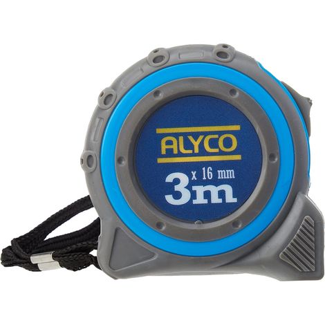 FLEXÓMETRO CINTA MÉTALICA DE 3 M. ALYCO (1/4)