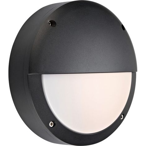 Applique murale LED, 1 x 9W, 500lm, 3000K, IP44, noir et blanc - Markslöjd - Hero (1/3)