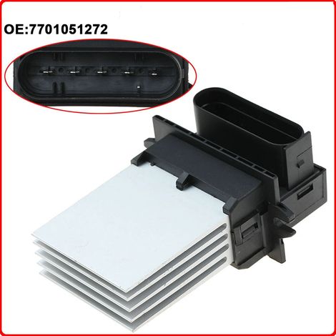 pour résistance chauffage clio 2 Pièces de rechange pour la résistance du moteur du ventilateur 7701051272 Convient pour Clio II BB0/1/2, CB0/1/2, Thalia LB0/1/2 (1/5)