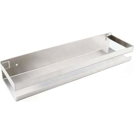 Badezimmer-Wandregal, 20–40 cm, modern, mattschwarz, für Badezimmer, Küche, Dusche, gebürstet (40 x 11 x 6 cm)
