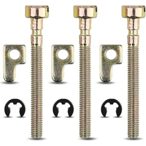 Vis Tendeur de Réglage Chaîne de Barre 3 Pcs Kit pour Husqvarna 36 41136 136LE 141 141LE 137 137E 142 142E 235 240 Remplacement Pièces de Tronçonneuse (1/5)