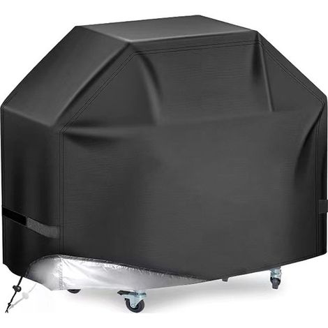 Weatherproof Grill Cover, Gas Grill, 210D Oxford Nylon Grill Cover, Windproof, UV Resistant, 17061117cm (1/5)