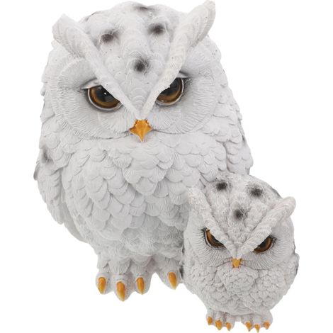 Mini Figurines De Hibou en Résine Mini Hiboux en Résine Statue De Hibou Petite Sculpture De Jardin Ornement De Bureau Statue (1/5)