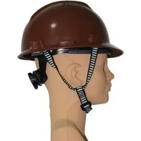 Sangle de Casque de Sécurité en Y, 28cm Extensible, Noir et Blanc à Points de Fixation Universels pour Casque (1/5)
