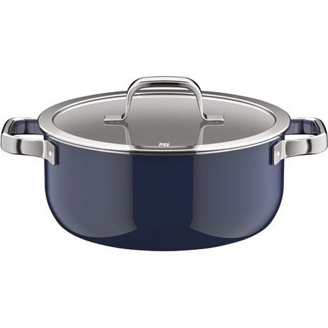 Fusiontec Mineral Pro Bräter Basis 24cm 4l4 Dunkelblau - Gpe Seb France - Wmf Kochgeschirr