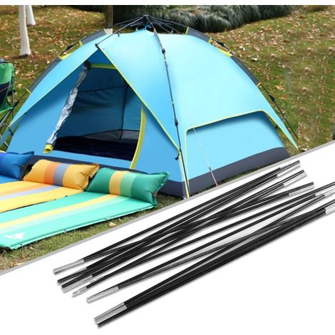 Set di 2 pali universali in fibra di vetro per tenda, 4,9 m – supporti regolabili per vele ombreggianti, campeggio