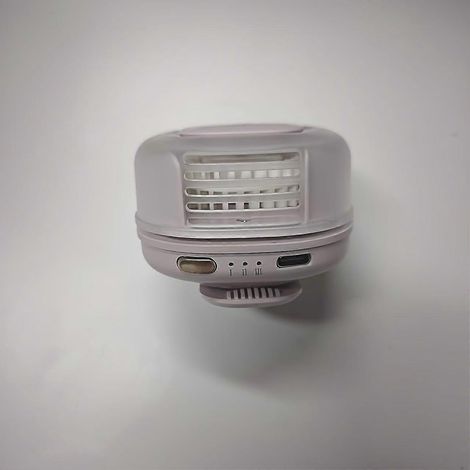 Mini-Ventilator mit Clip-Befestigung, 360°-Drehung, USB-Ladefunktion, 3 Geschwindigkeitsstufen, leisem, klingenlosem Design – ideal für Outdoor-Aktivitäten wie Wandern und Camping. (1/5)
