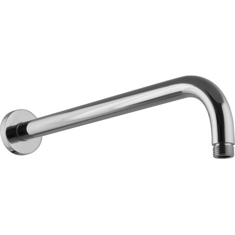 Brazo de ducha de pared para alcachofa de latón cromado largo 34 cm mod. Gamma (1/2)