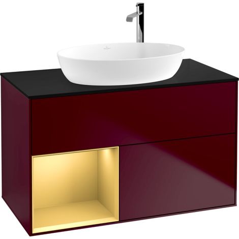 Villeroy & Boch F892HFHB Meuble sous-lavabo Finion F89 (1/2)