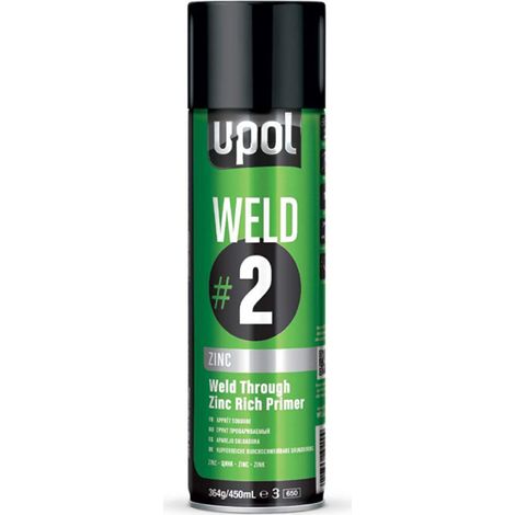 UPOL - Apprêt soudure à base de zinc 450ml - WELD/AL - Ce produit de marque UPOL est neuf. (1/2)