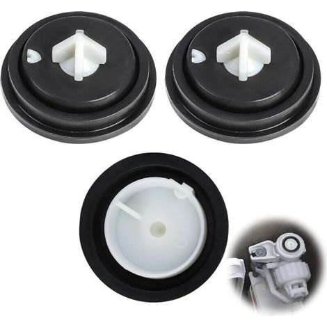 2 Pièces Rondelles de Diaphragme de Soupape, Membranes pour Robinet Flotteur, Réparation Facile de la Chasse d'Eau,Valves à Flotteur, Matériau Caoutchouc de Qualité