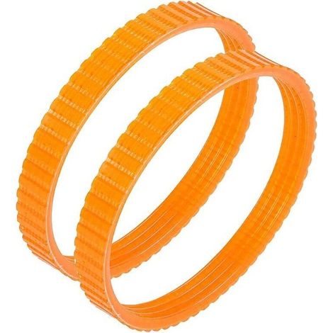 1900B Courroie de raboteuse électrique dentée de rechange, 9,6 mm de largeur, orange, lot de 2 (1/5)