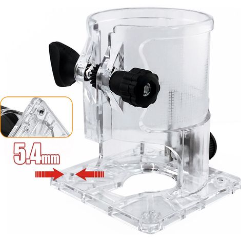Couvercle transparent pour machine à rogner les bords (entièrement transparent) Socle de machine à rogner, étui transparent pour mini tournevis à bois, housse de protection pour machine à graver, acce (1/5)