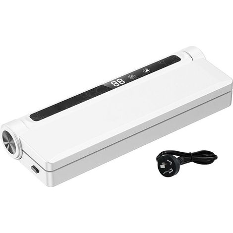 Machine de mise sous vide compacte 60 kPa avec 20 sacs, écran LED, pour viandes, noix et autres produits alimentaires (prise australienne). (1/5)