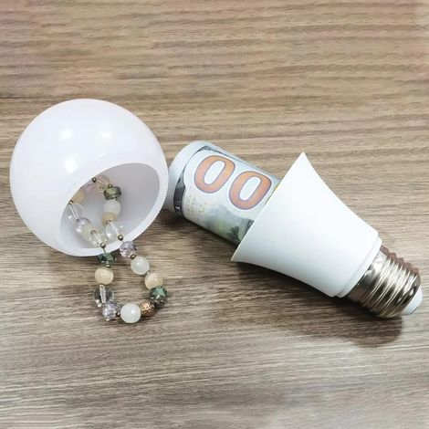 Boîte Secrète En Forme De Douille - Cache Cachette Pour Objets De Valeur - Dimensions 12 x 6 cm - 1 Pièce (1/5)