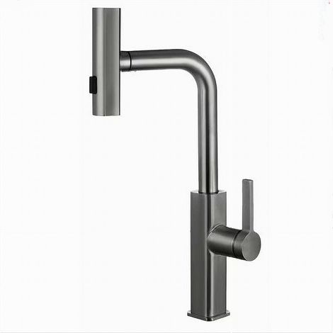 TRADE SHOP - Rubinetto Miscelatore Per Cucina Monocomando Lavello Erogatore Girevole 87400 -