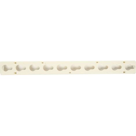 Profilo in plastica per ostacolo da 50 cm: unica, bianco 1200