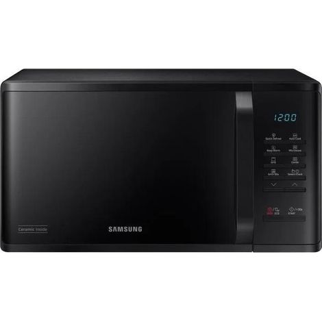 Samsung Mikrowelle MG23K3513AK - 23L - Grill - Elektronik - 800W - 28,8 cm - Keramikemaillierte Innenraum - Schwarz