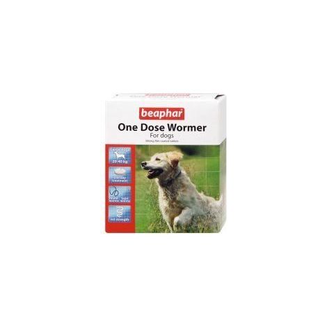 Beaphar One Dose Wormer for Dogs - 4tab - 516266