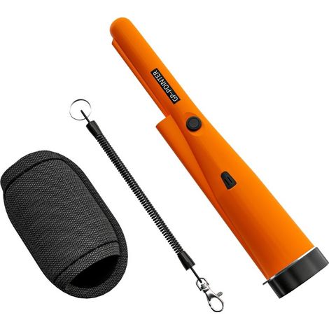 Détecteur de métaux pour adultes, localisateur portable avec indicateur LED, détecteur de métaux sans fil étanche, orange (1/5)