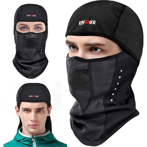 Sturmhaube Motorrad Fahrrad Skimaske Warm Winddicht Brillenfreundlich Unisex Universalgröße (1/5)