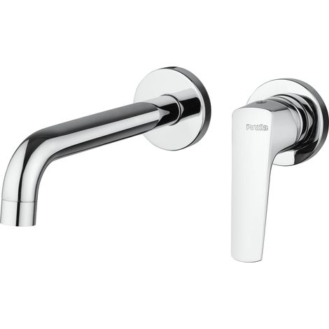Miscelatore lavabo a parete senza piastra in ottone cromato Piralla Iceberg 0IC00497A22  Cromo